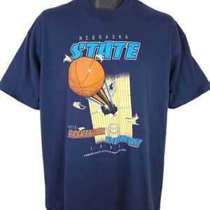 Nebraska State Basketball Tournament T Shirt Vintage 90s 1996 High School Mens